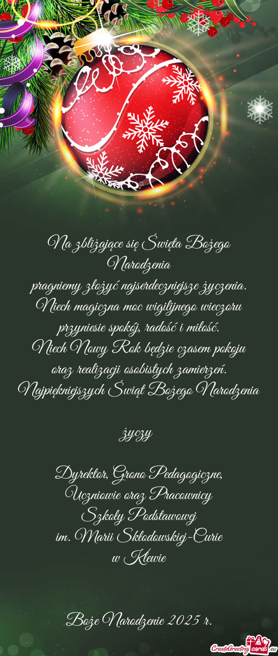 Im. Marii Skłodowskiej-Curie