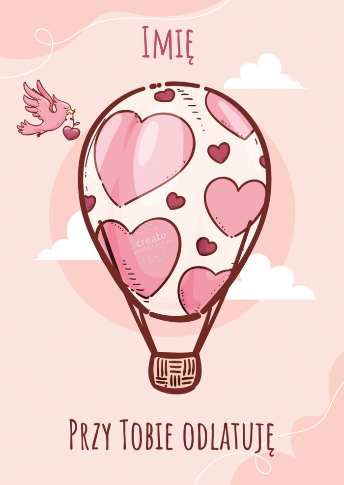 Imię przy tobie odlatuję