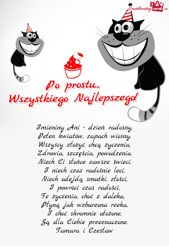 Imieniny Ani - dzień radosny