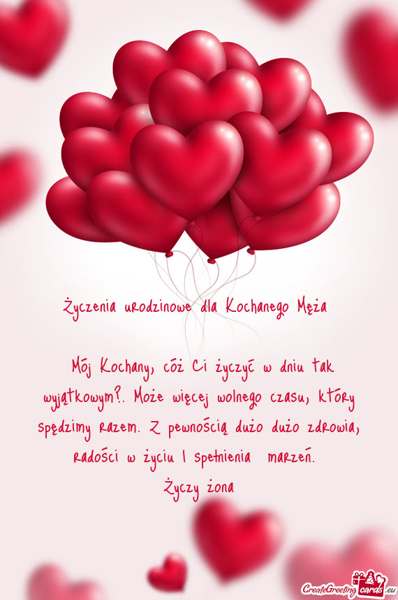 Imy razem. Z pewnością dużo dużo zdrowia, radości w życiu I spełnienia marzeń