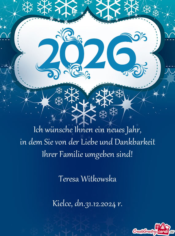 In dem Sie von der Liebe und Dankbarkeit