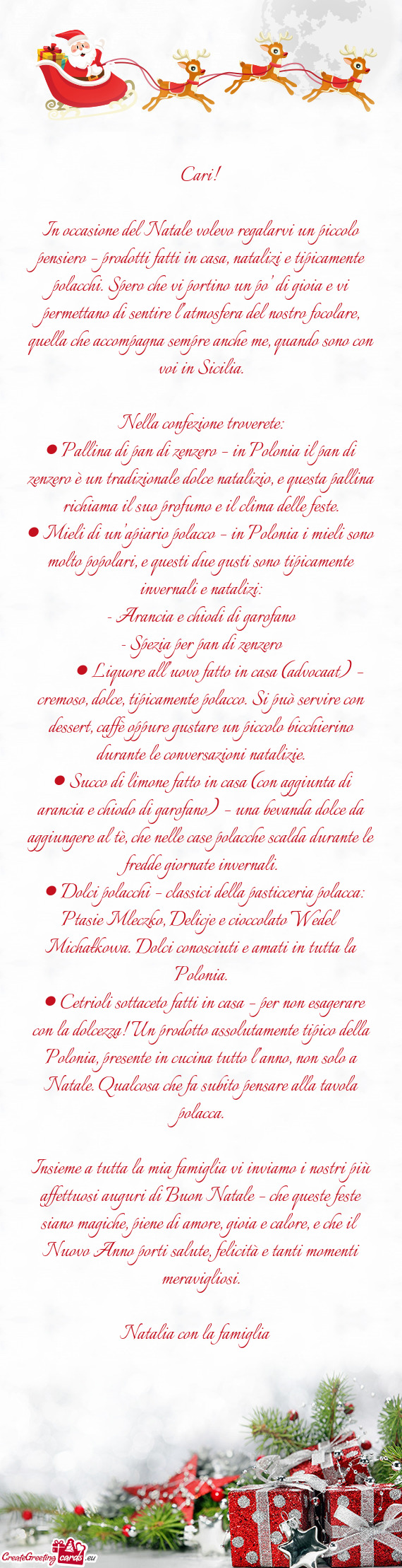 In occasione del Natale volevo regalarvi un piccolo pensiero – prodotti fatti in casa, natalizi e