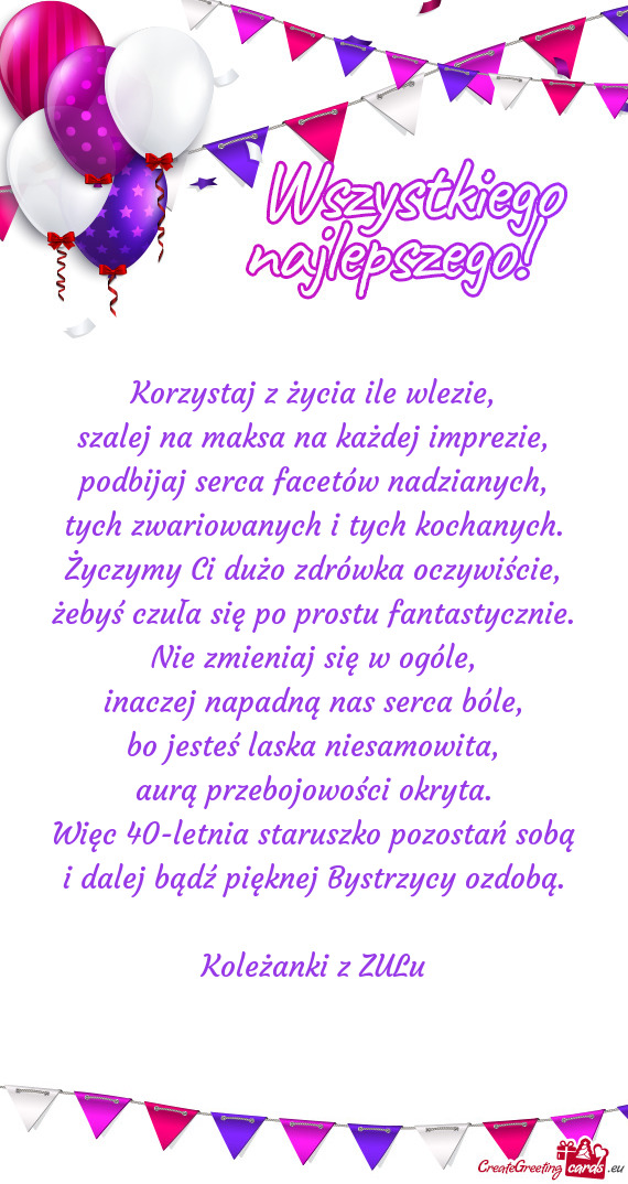 Inaczej napadną nas serca bóle