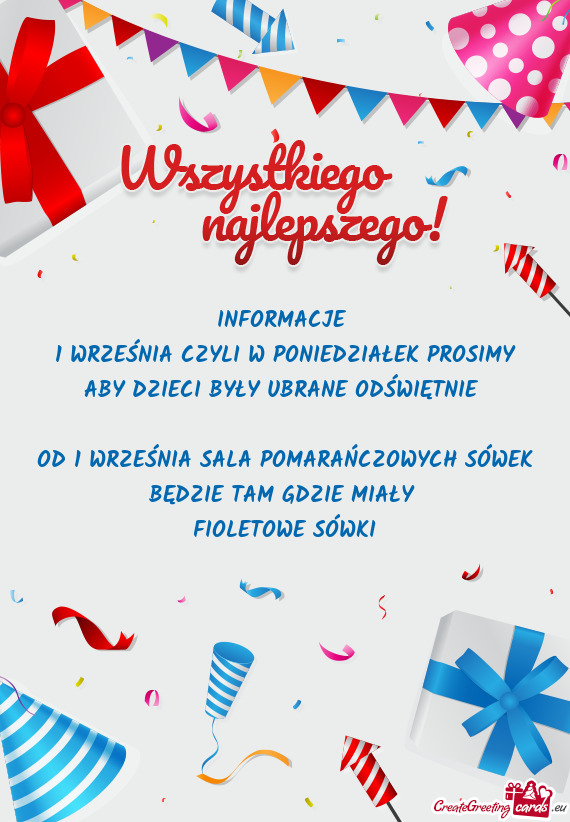 INFORMACJE