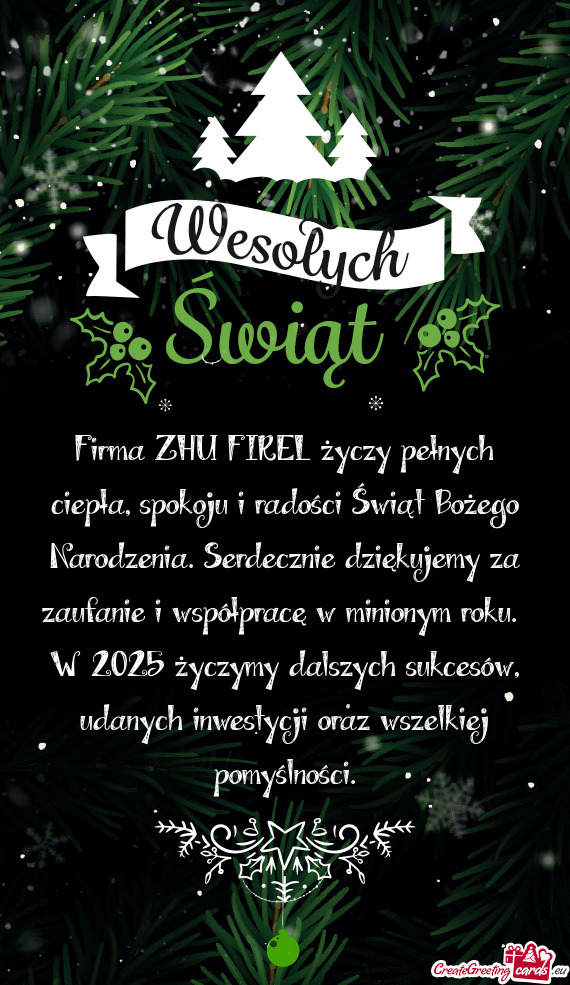 Inwestycji oraz wszelkiej pomyślności