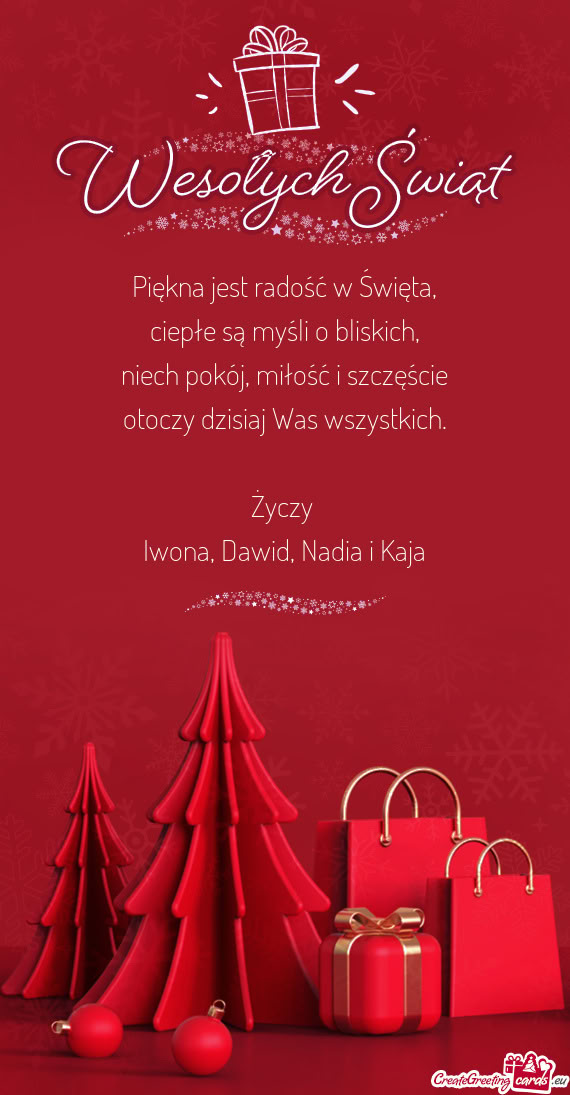 Iwona, Dawid, Nadia i Kaja