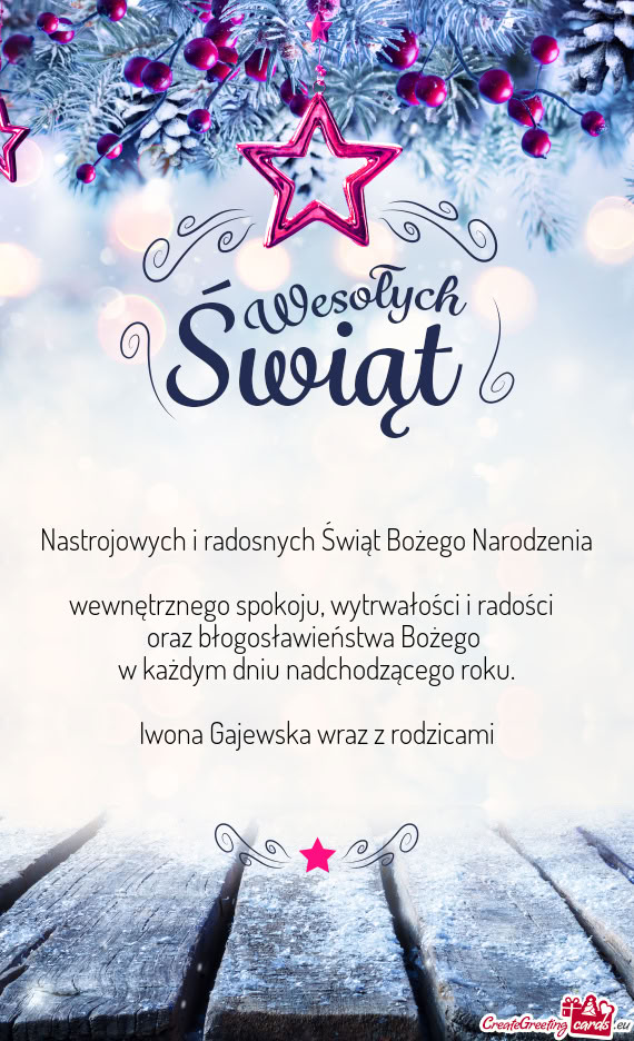 Iwona Gajewska wraz z rodzicami