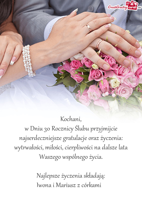 Iwona i Mariusz z córkami ☺