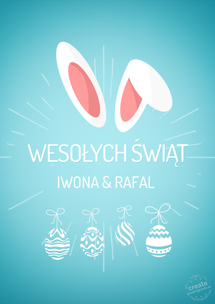IWONA & RAFAL Wesołych Świąt Wielkanocnych