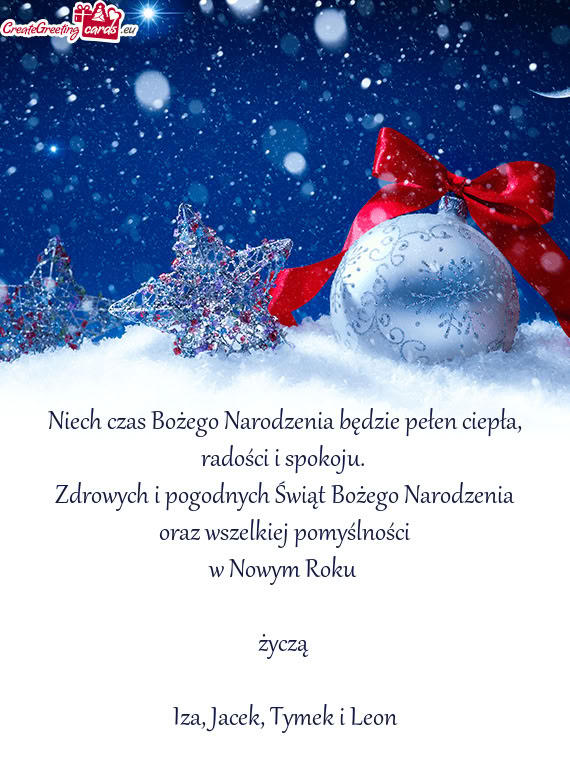 Iza, Jacek, Tymek i Leon