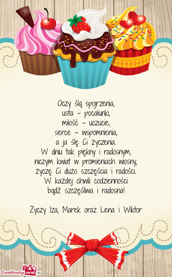 Iza, Marek oraz Lena i Wiktor