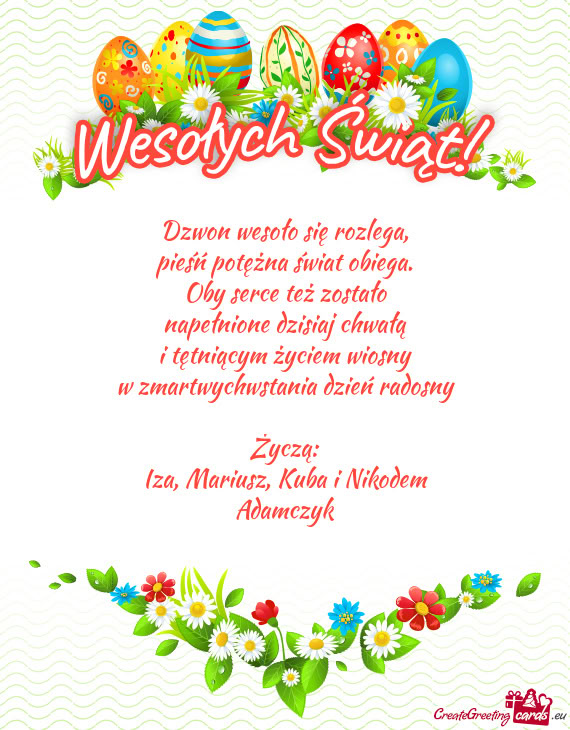 Iza, Mariusz, Kuba i Nikodem