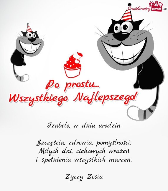 Izabelo, w dniu urodzin