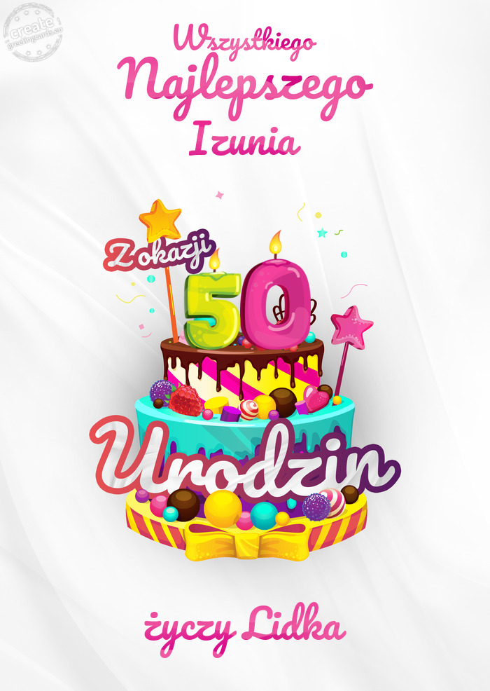 Izunia, Wszystkiego najlepszego z okazji 50 urodzin Lidka
