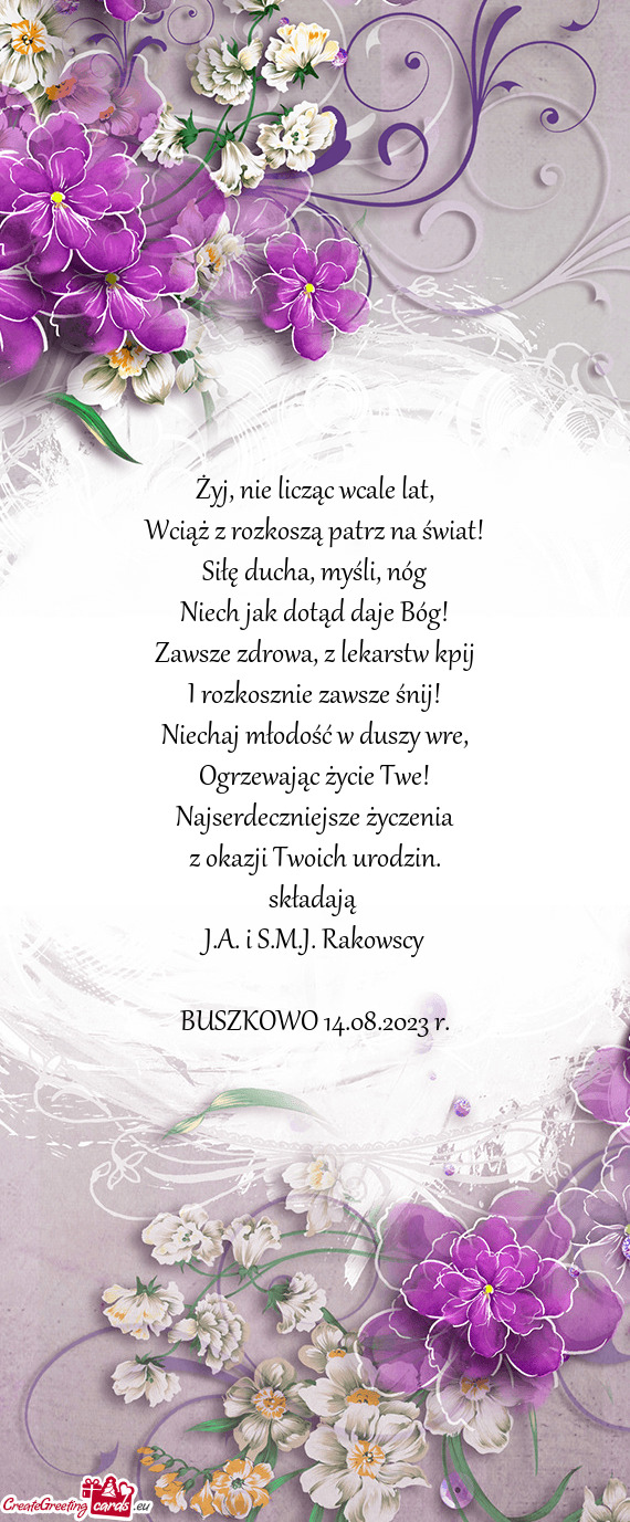 J.A. i S.M.J. Rakowscy