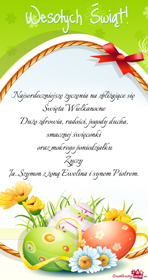 Ja..Szymon z żoną Ewelina i synem Piotrem