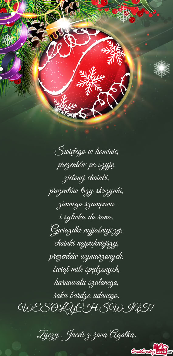 Jacek z żoną Agatką