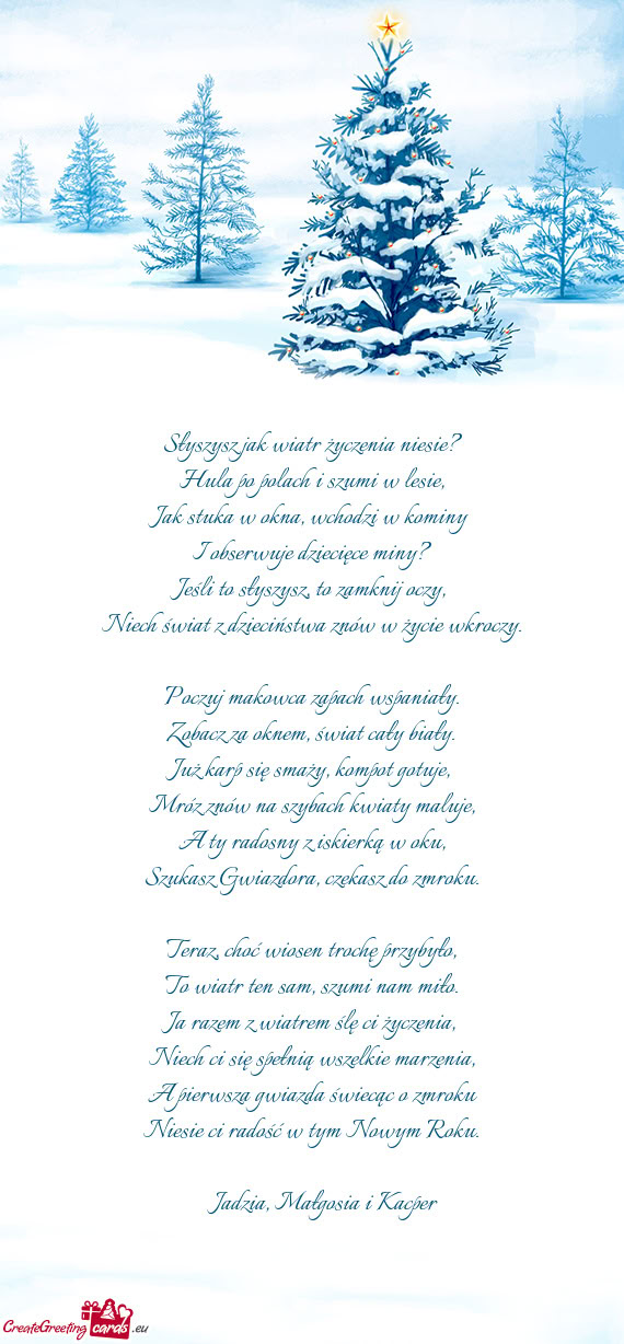 Jadzia, Małgosia i Kacper