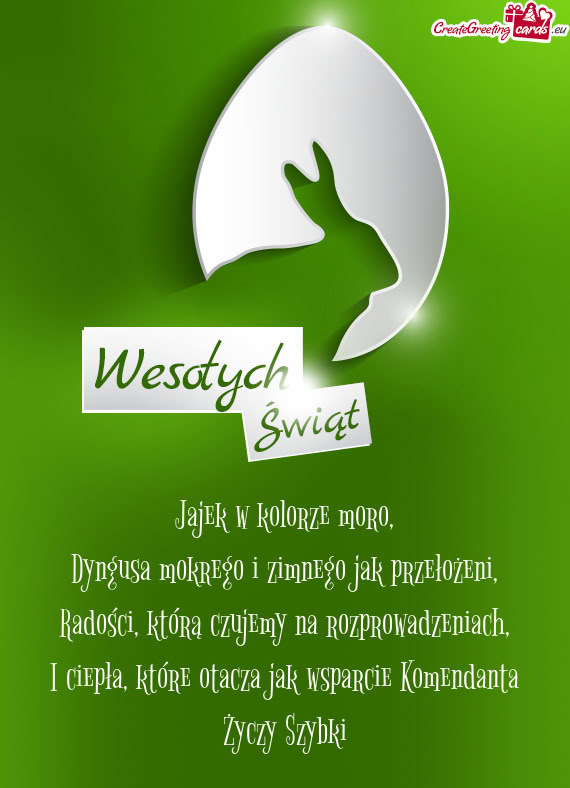 Jajek w kolorze moro