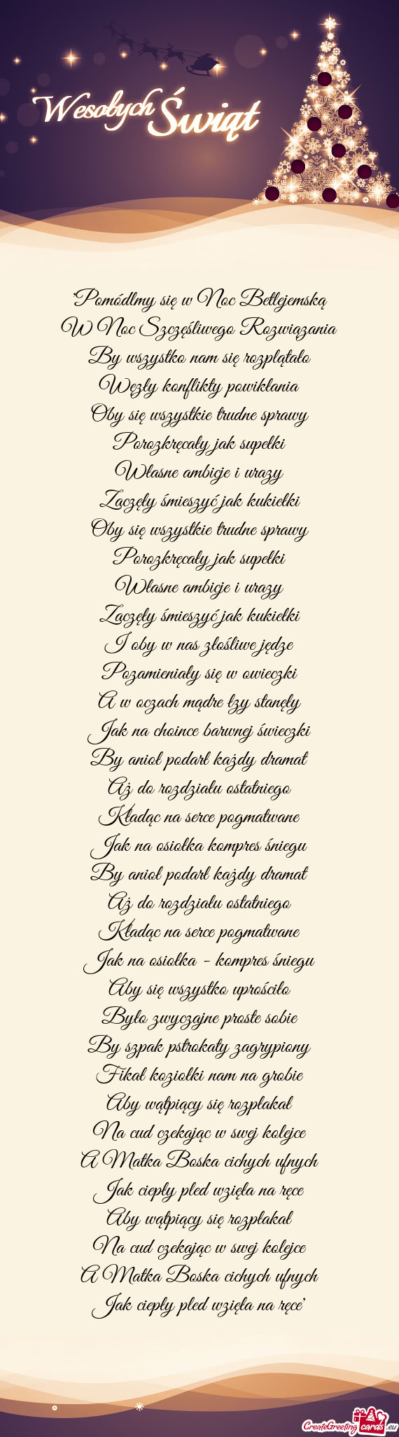 Jak na osiołka - kompres śniegu