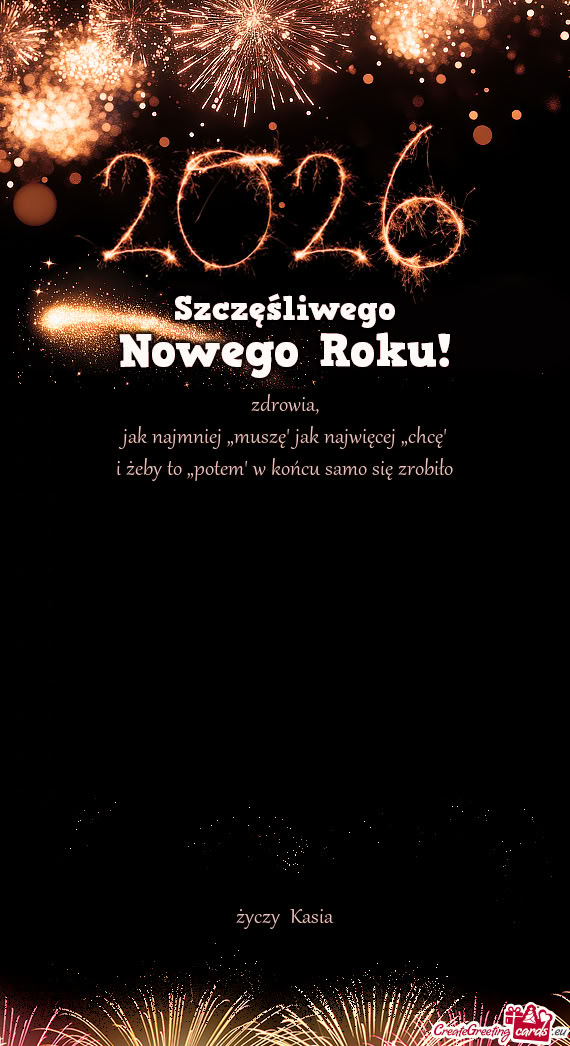 Jak najmniej „muszę” jak najwięcej „chcę”