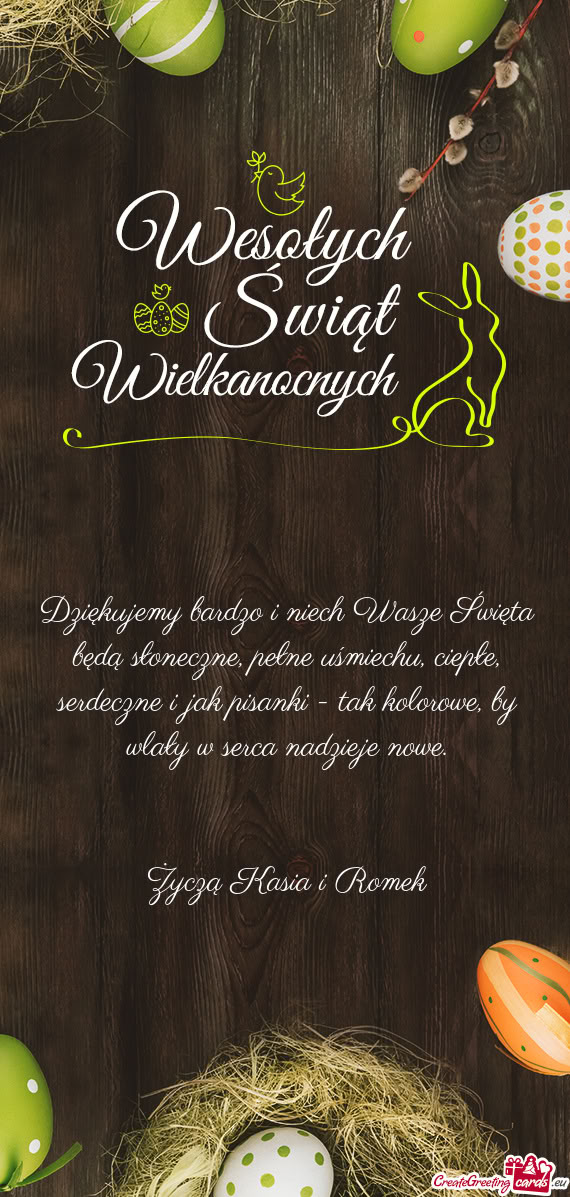 Jak pisanki - tak kolorowe, by wlały w serca nadzieje nowe