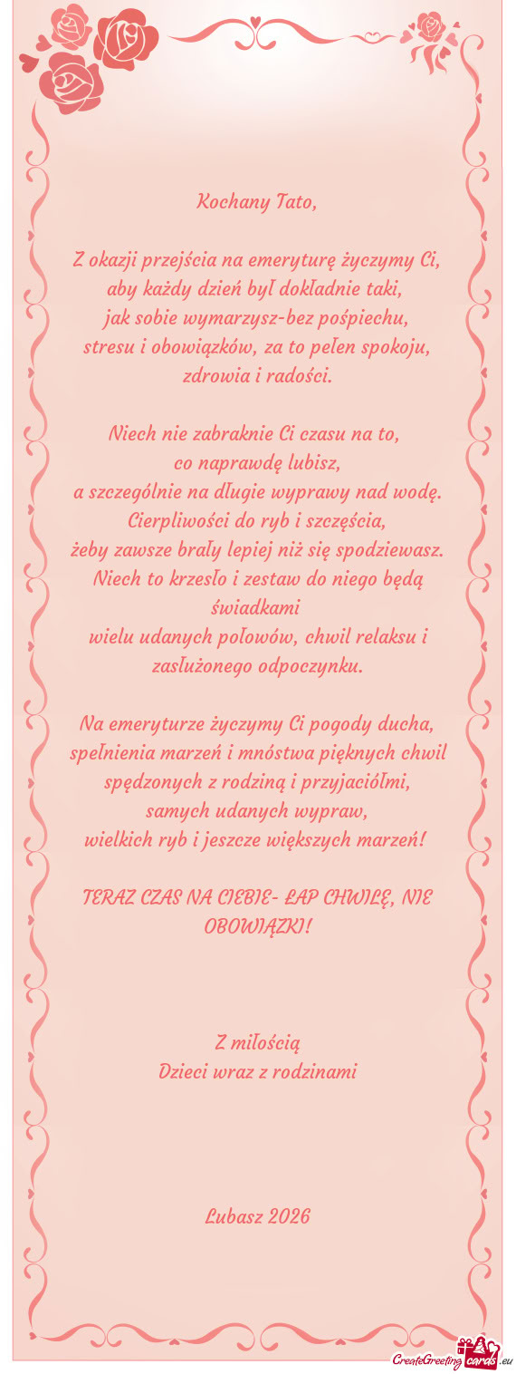 Jak sobie wymarzysz-bez pośpiechu