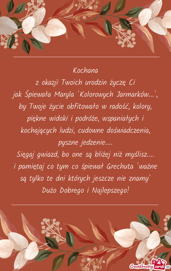 Jak Śpiewała Maryla "Kolorowych Jarmarków..."