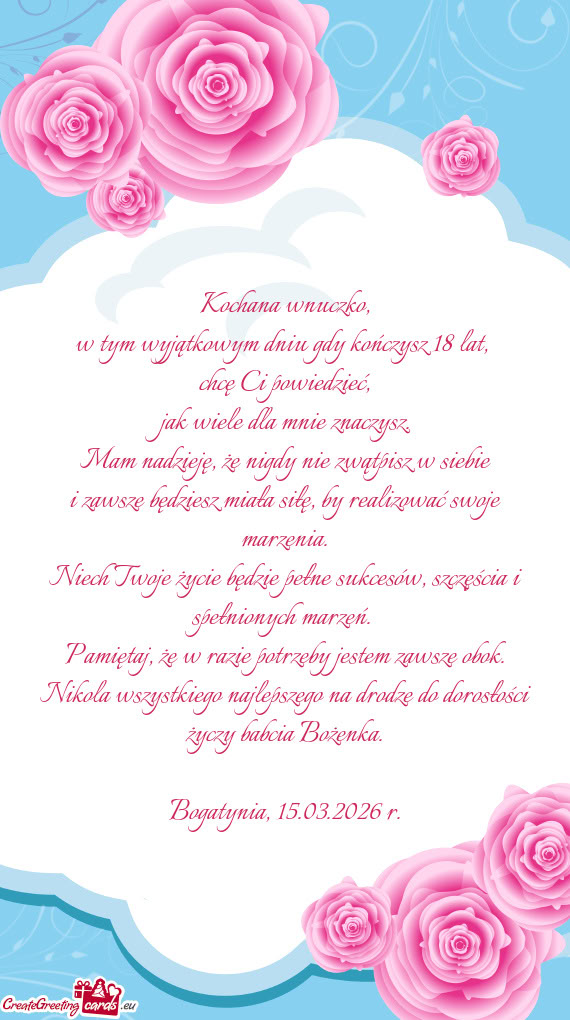 Jak wiele dla mnie znaczysz