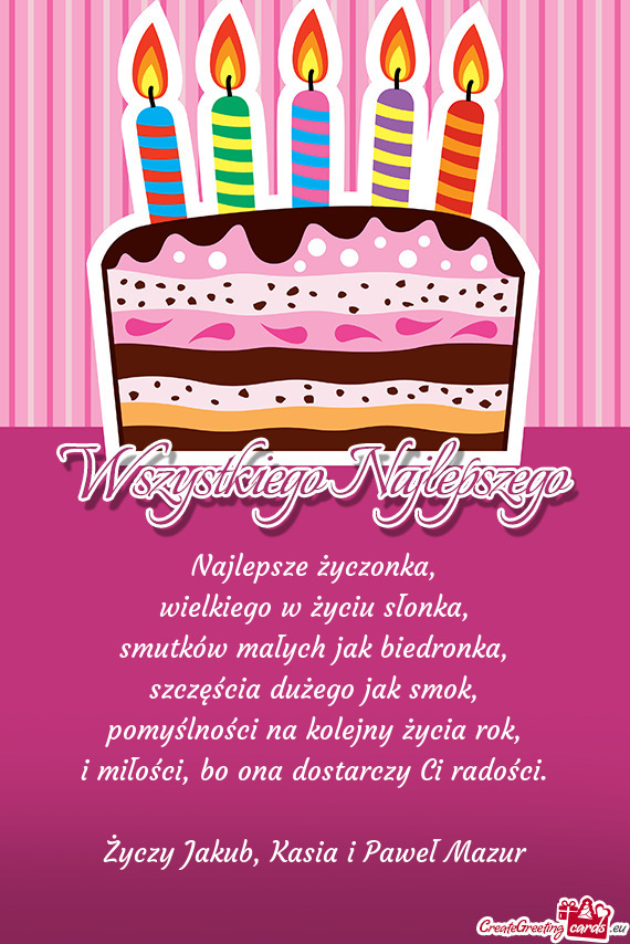 Jakub, Kasia i Paweł Mazur