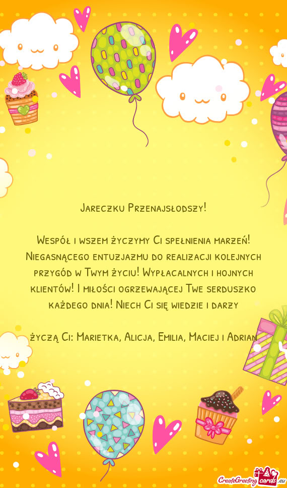 Jareczku Przenajsłodszy