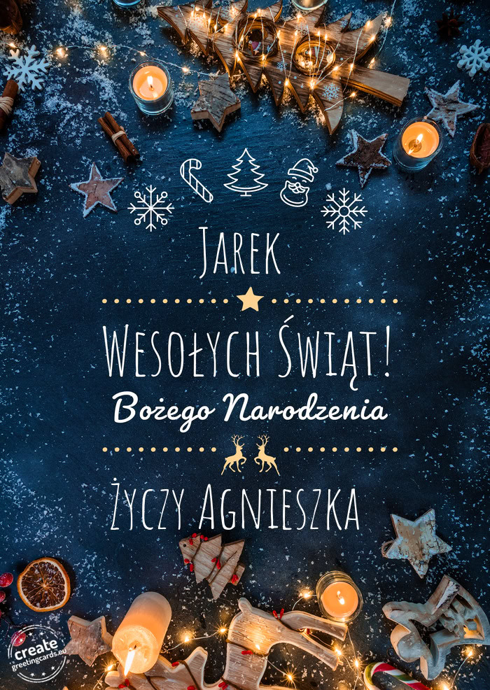 Jarek Wesołych Świąt Agnieszka