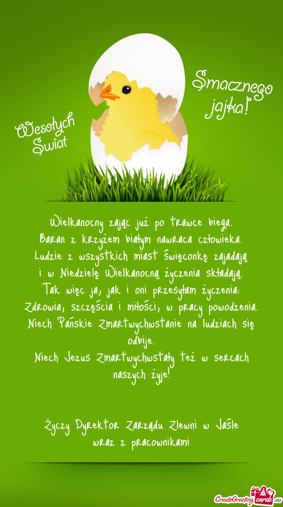 Jaśle wraz z pracownikami