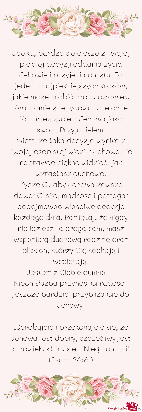 Jeden z najpiękniejszych kroków, jakie może zrobić młody człowiek, świadomie zdecydować, ż