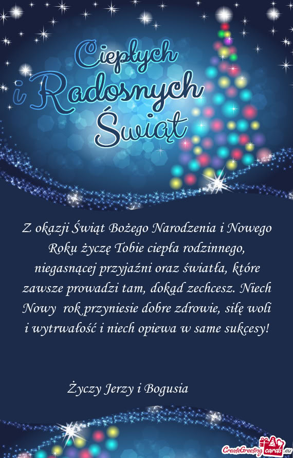 Jerzy i Bogusia 🎄🎉🎁