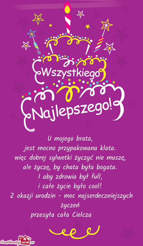 Jest mocno przypakowana klata