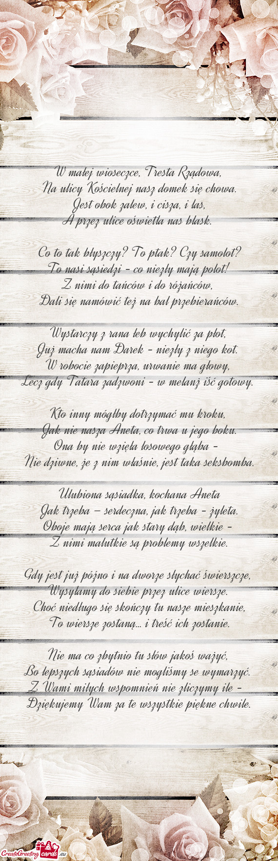 Jest obok zalew, i cisza, i las