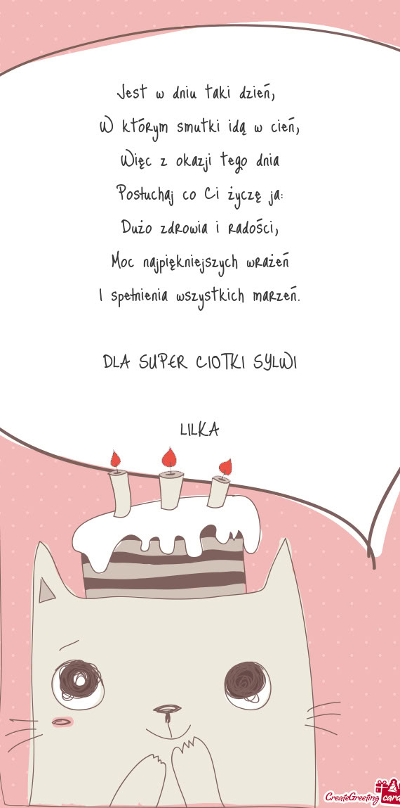 Jest w dniu taki dzień