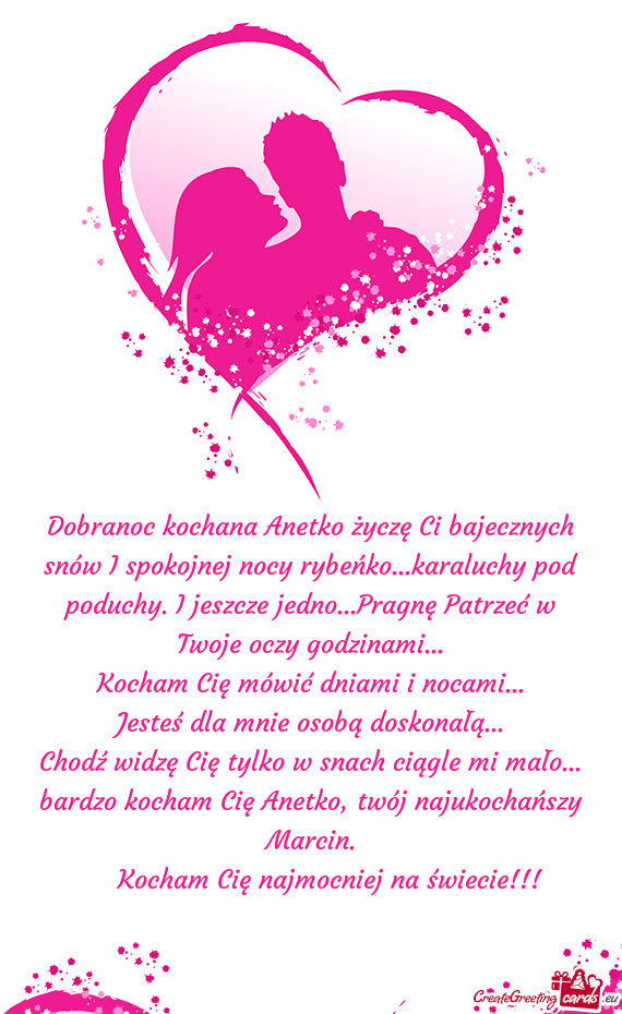 Jesteś dla mnie osobą doskonałą