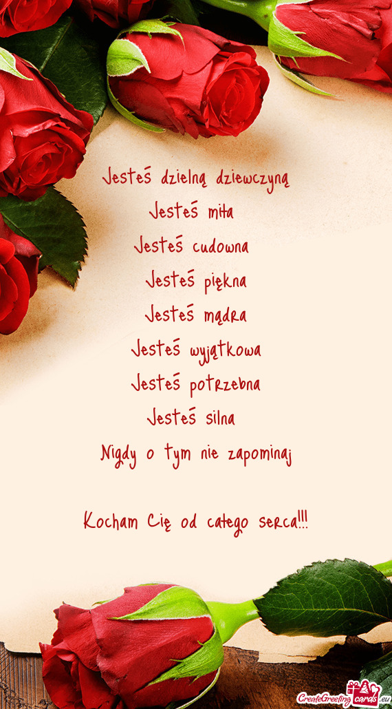 Jesteś dzielną dziewczyną