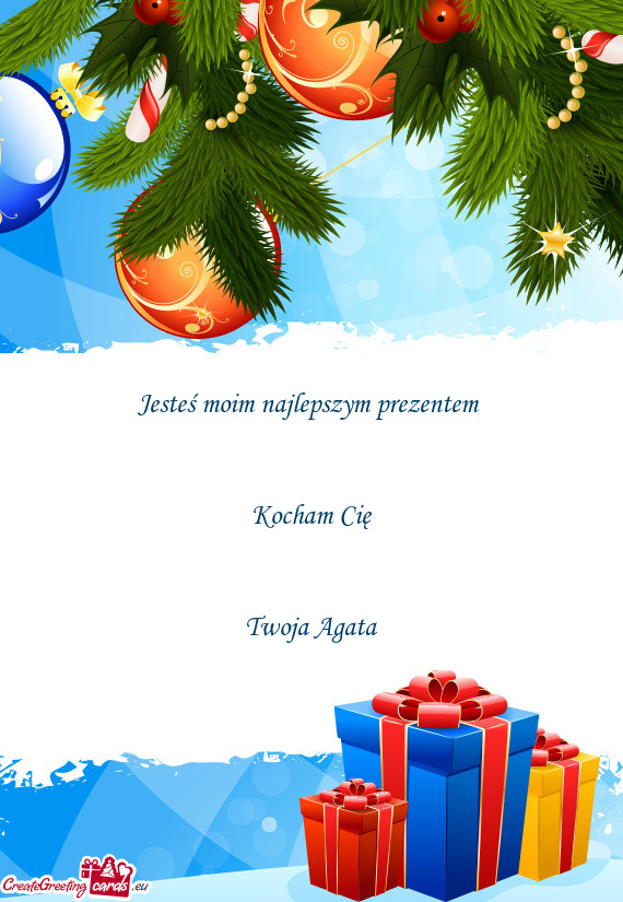 Jesteś moim najlepszym prezentem