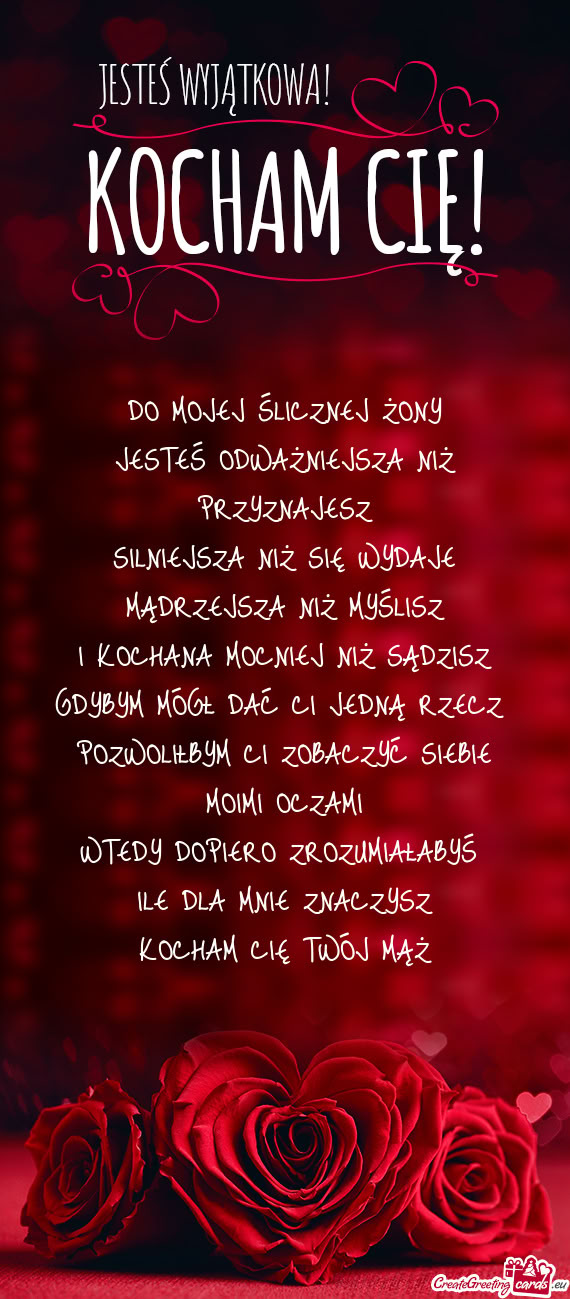 JESTEŚ ODWAŻNIEJSZA NIŻ PRZYZNAJESZ