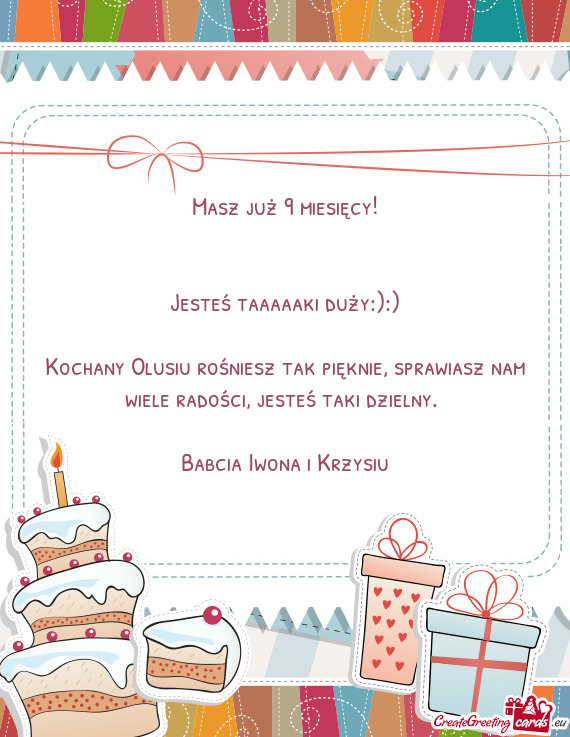 Jesteś taaaaaki duży:):)