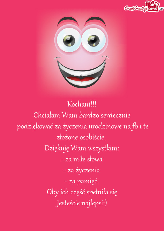 Jesteście najlepsi:)