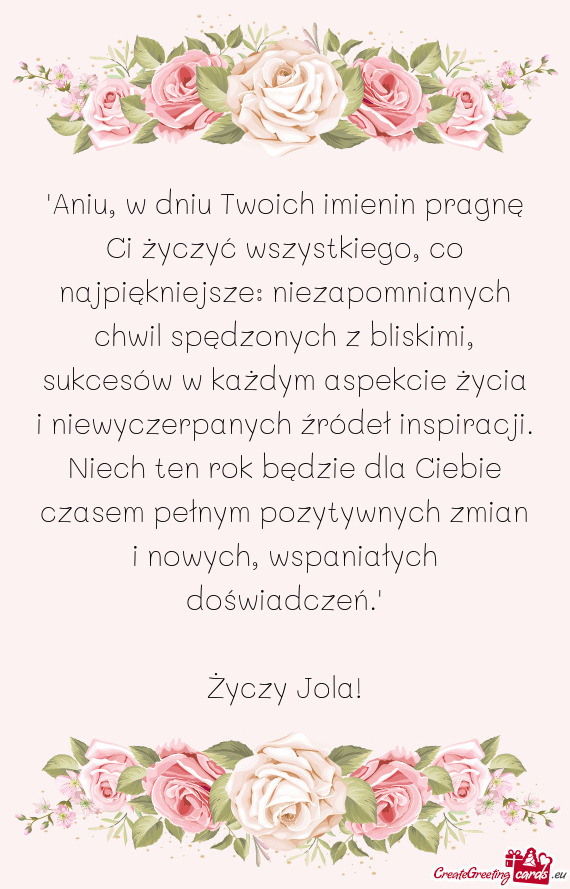 Ji. Niech ten rok będzie dla Ciebie czasem pełnym pozytywnych zmian i nowych, wspaniałych doświa