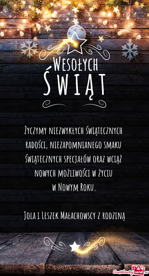 Jola i Leszek Małachowscy z rodziną