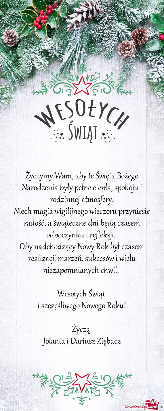 Jolanta i Dariusz Ziębacz