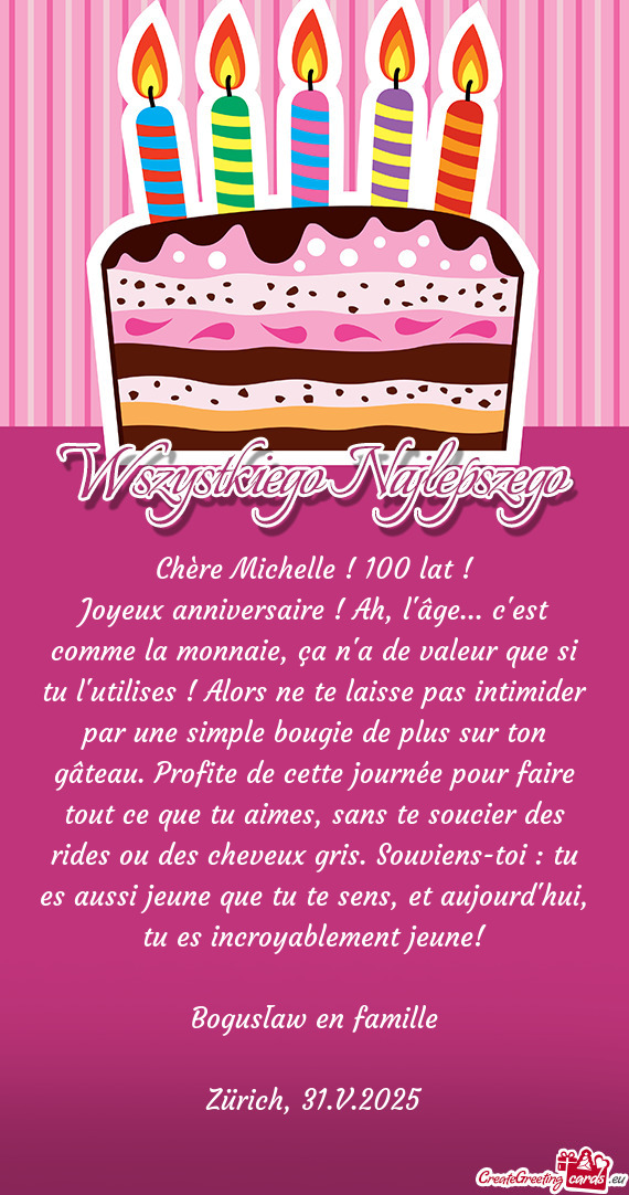 Joyeux anniversaire ! Ah, l