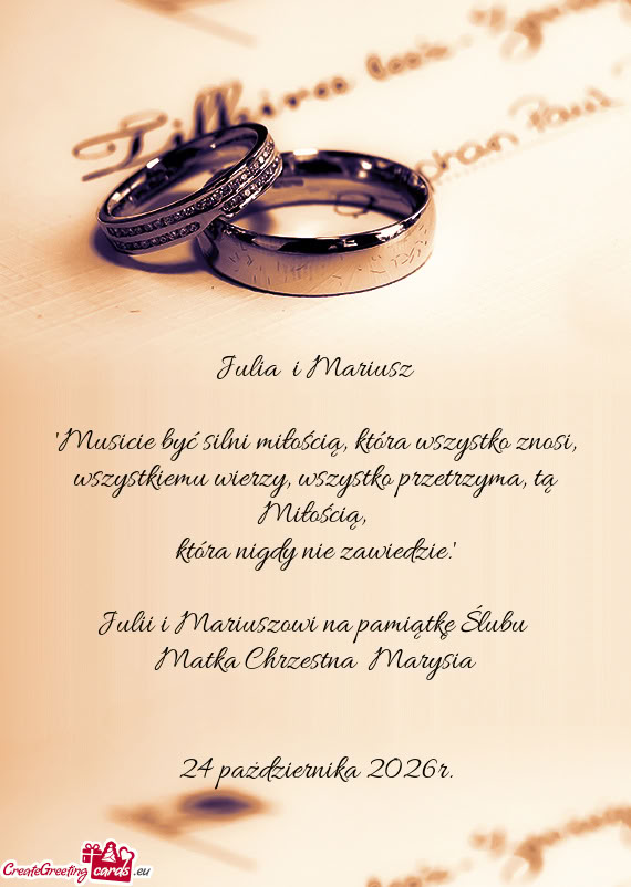 Julia i Mariusz