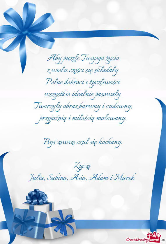 Julia, Sabina, Asia, Adam i Marek